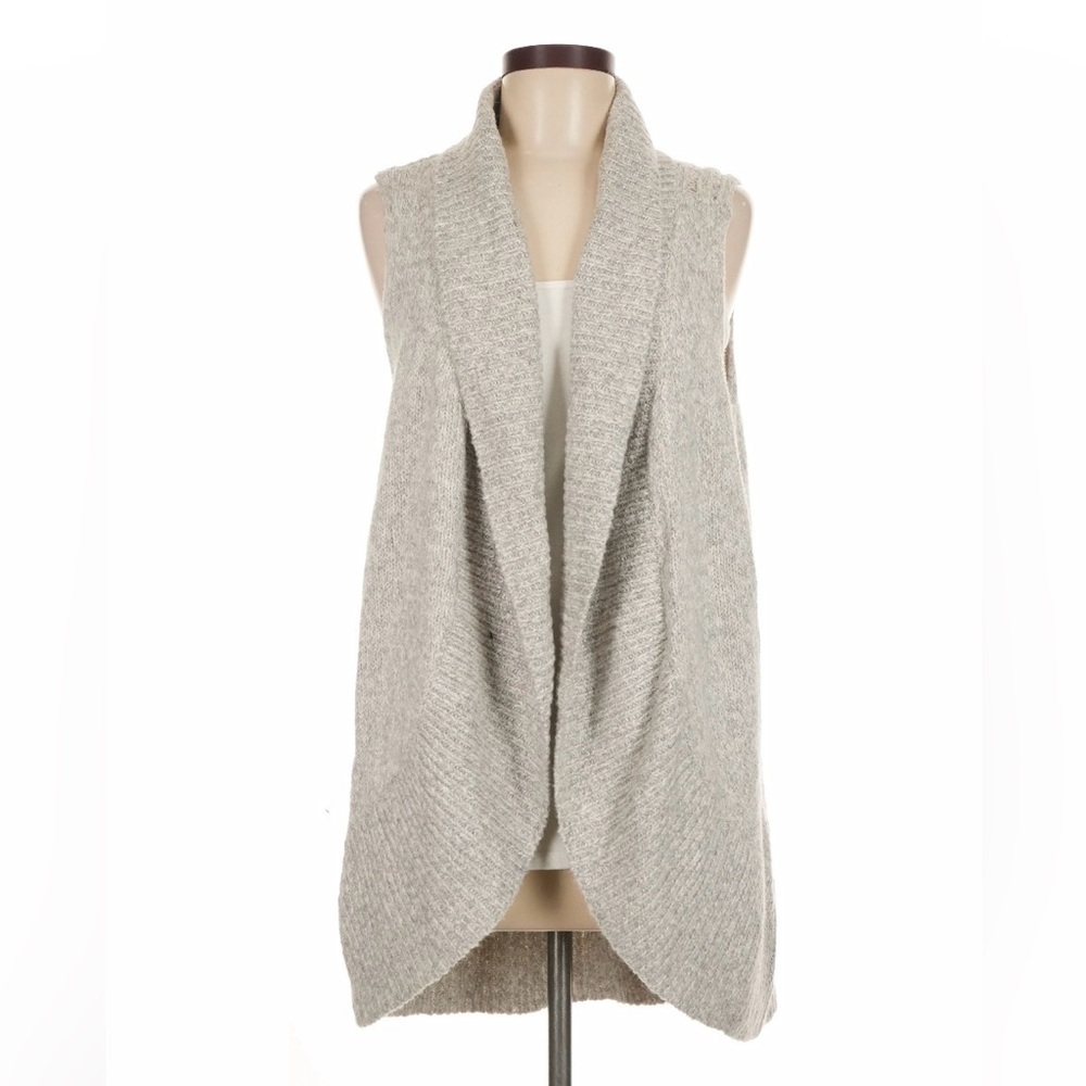 Tart Women's Light Gray Open Front Cardigan Size M